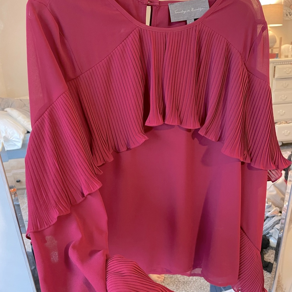 Elegant Ruffled Blouse